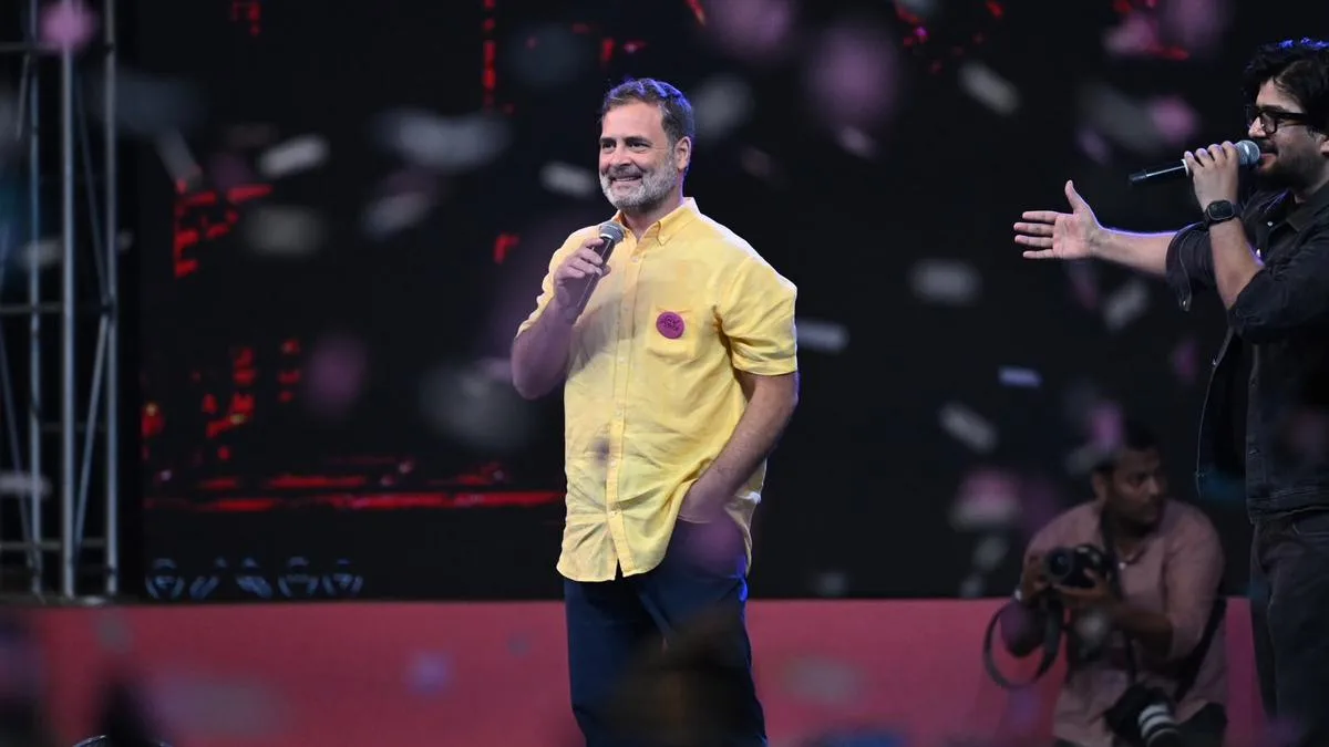 Rahul Gandhi to Gen Z Girls-Be Loud, Be Proud ,Because Apparently Politics Need a Volume Boost.